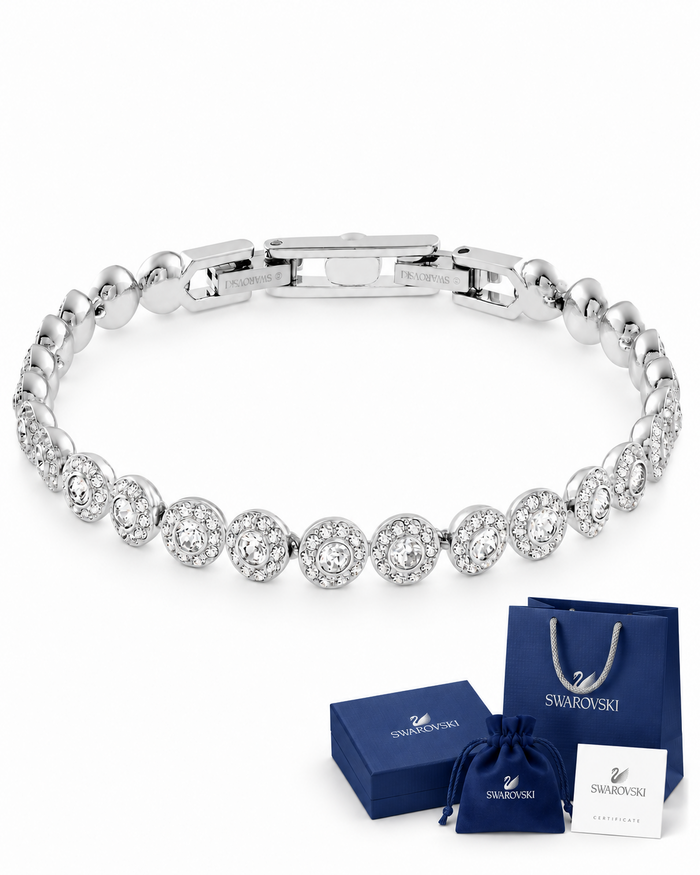 Pulsera Swarovski Angelic Halo Tennis con Cristales | 3 Colores