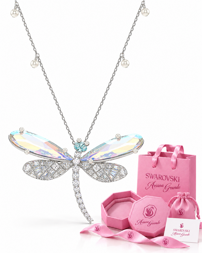 Colgante y Broche Libélula Ariana Grande x Swarovski | Acabado en Rodio