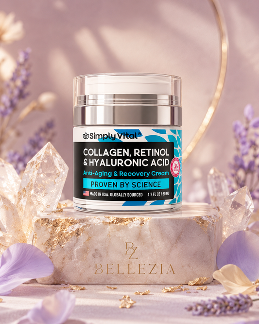 Crema Colágeno + Retinol + Ácido Hialurónico | Bellezia