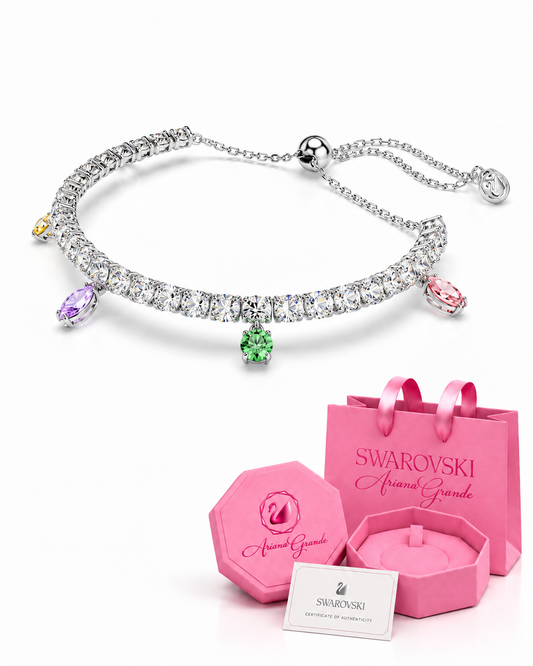 Pulsera Tennis Ariana Grande x Swarovski Lila | Acabado en Rodio