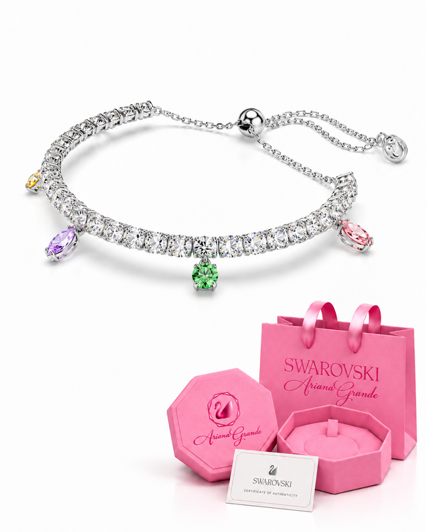Pulsera Tennis Ariana Grande x Swarovski Lila | Acabado en Rodio