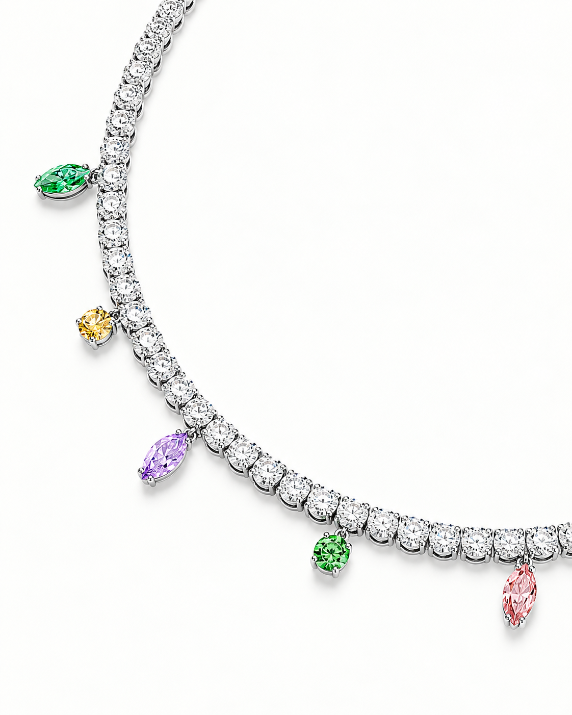 Collar Tennis Ariana Grande x Swarovski Lila