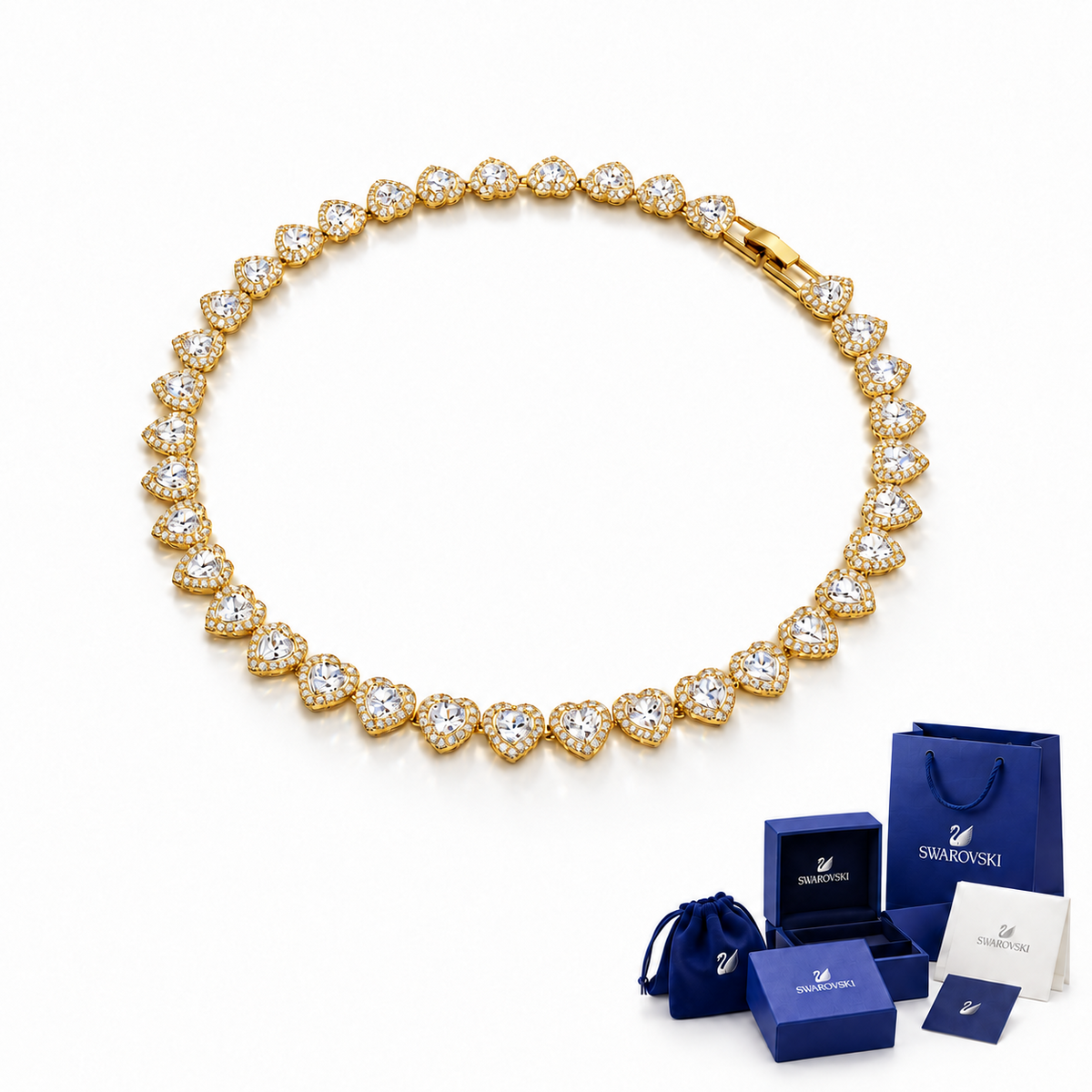 Collar Tennis Corazones - 3 Tonos Disponibles - Ariana Grande | Swarovski