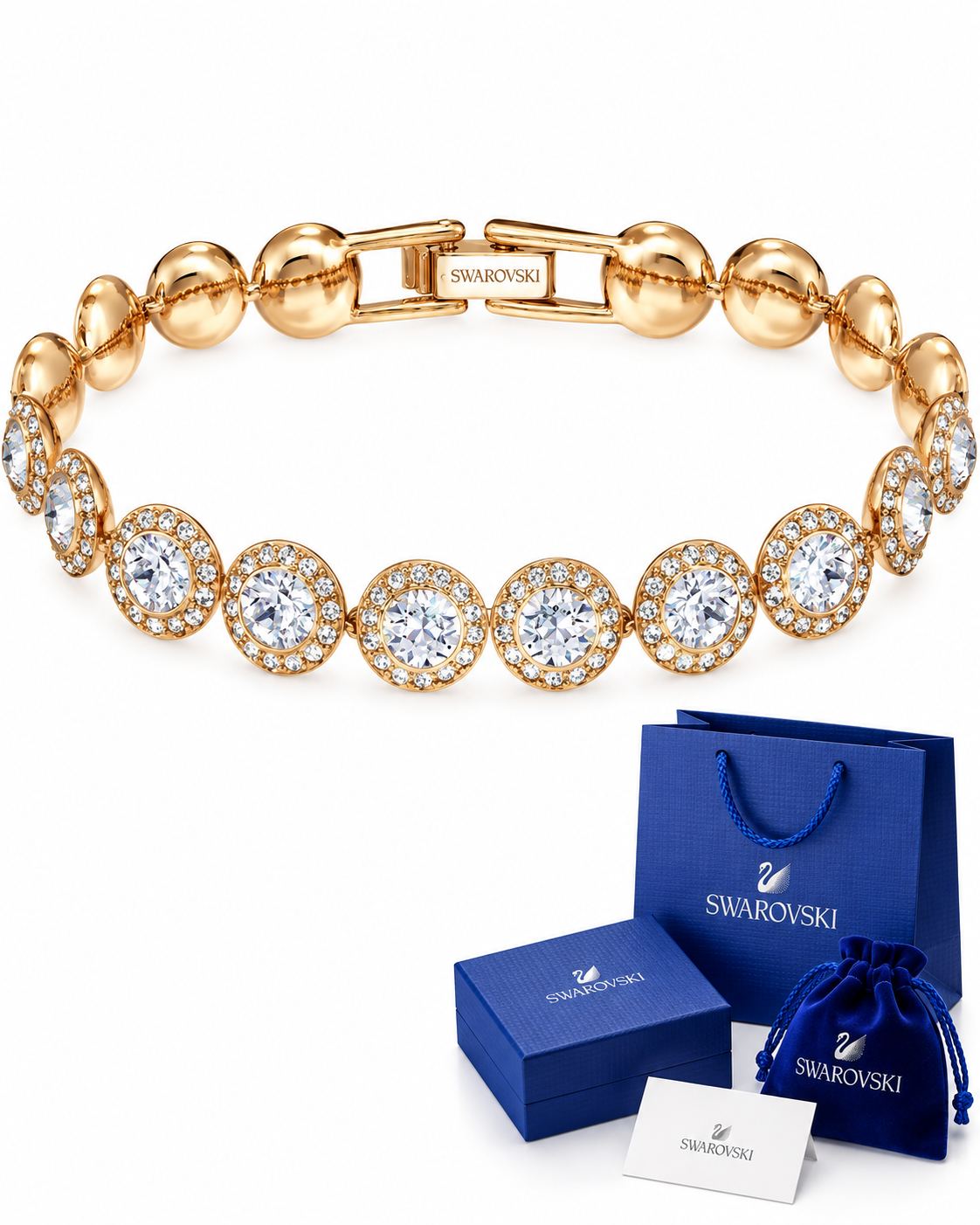 Pulsera Swarovski Angelic Halo Tennis con Cristales | 3 Colores
