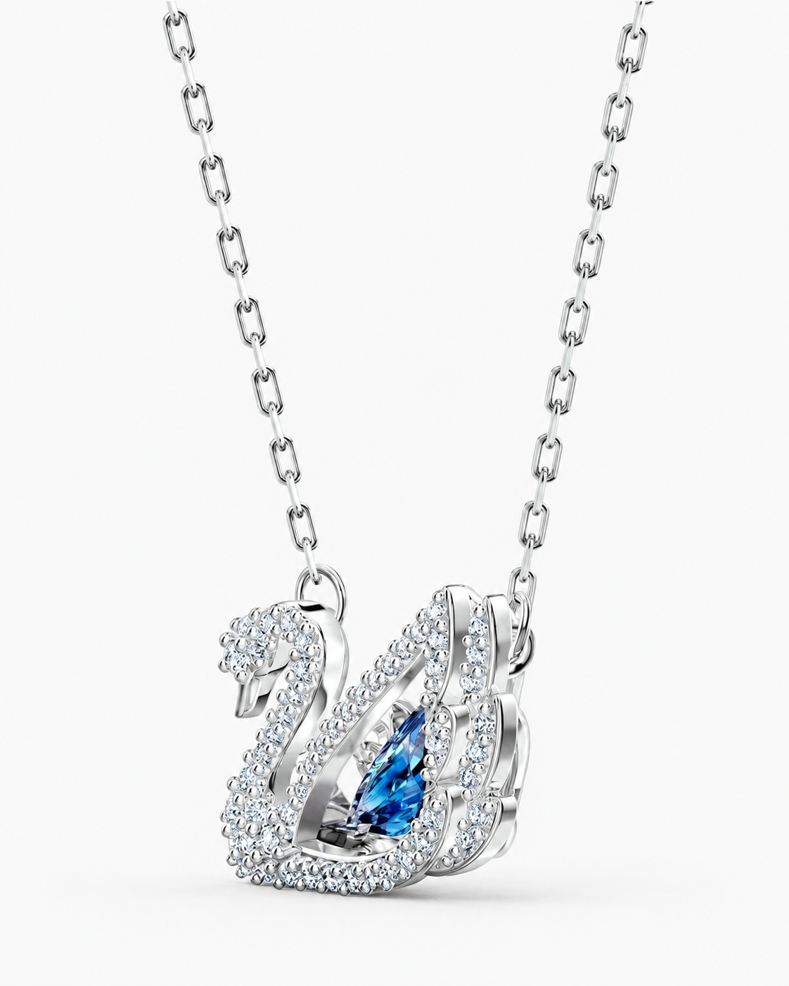 Collar Cisne Azul de Cristales | Swarovski