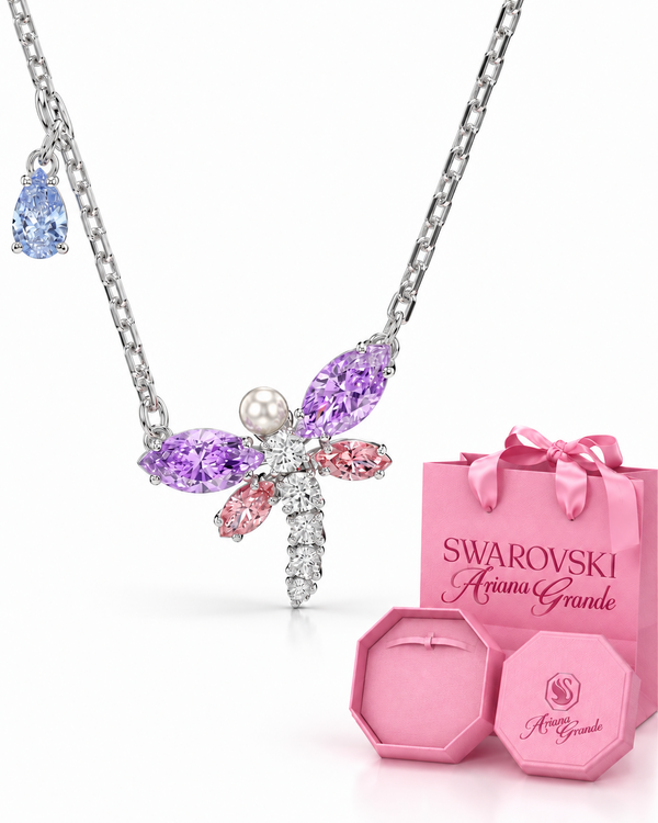 Collar Swarovski Libélula Multicolor Edición Ariana Grande