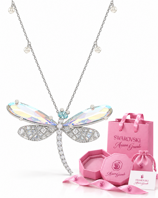 Colgante y Broche Libélula Ariana Grande x Swarovski | Acabado en Rodio