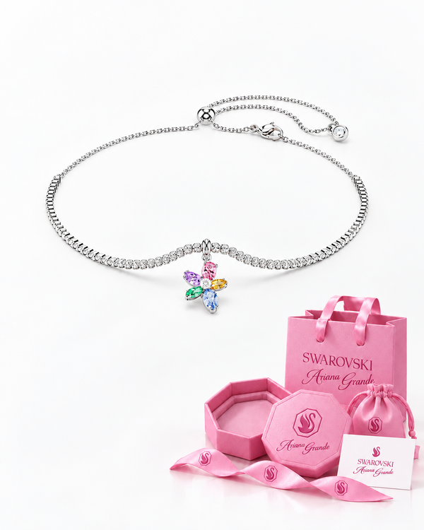Gargantilla Ariana Grande x Swarovski Flor Lila