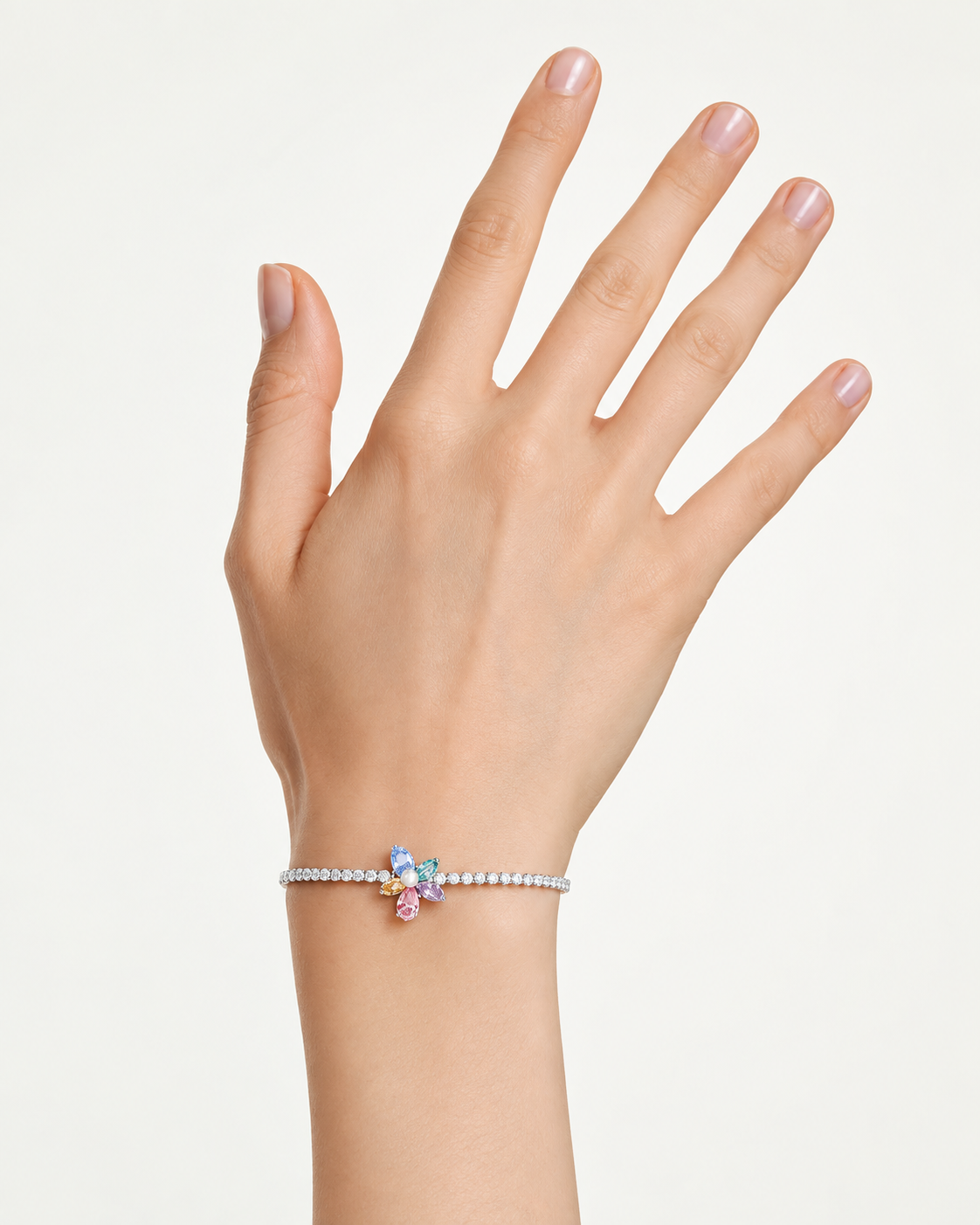 Pulsera Ariana Grande x Swarovski Flor Lila, Rosa, Azul, Verde, Amarillo