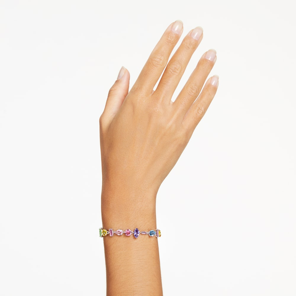 Set Multicolor Gemas de Piedras  Cristales – Collar, Pulsera y Aretes | Swarovski