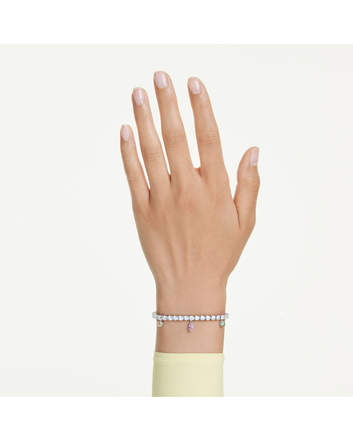 Pulsera Tennis Ariana Grande x Swarovski Lila | Acabado en Rodio
